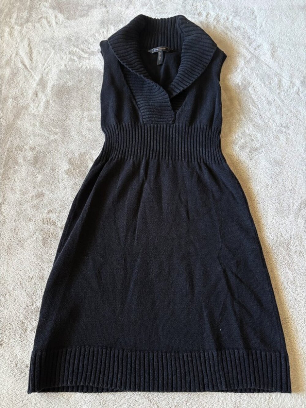 BCBG MaxAzria ribbed knit mini sweater dress XS
